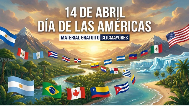 Decorado escolar Día de las Américas