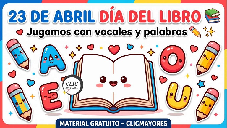 Día del Libro - Completo las vocales