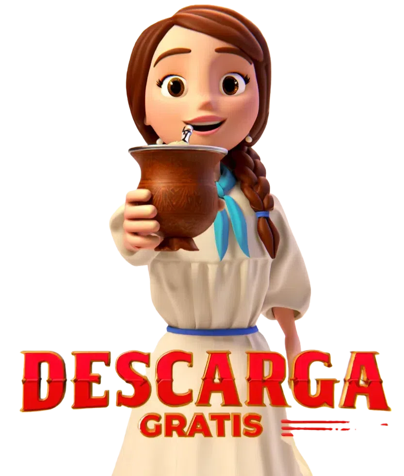 Ilustración de ping de docente argentino para descargar