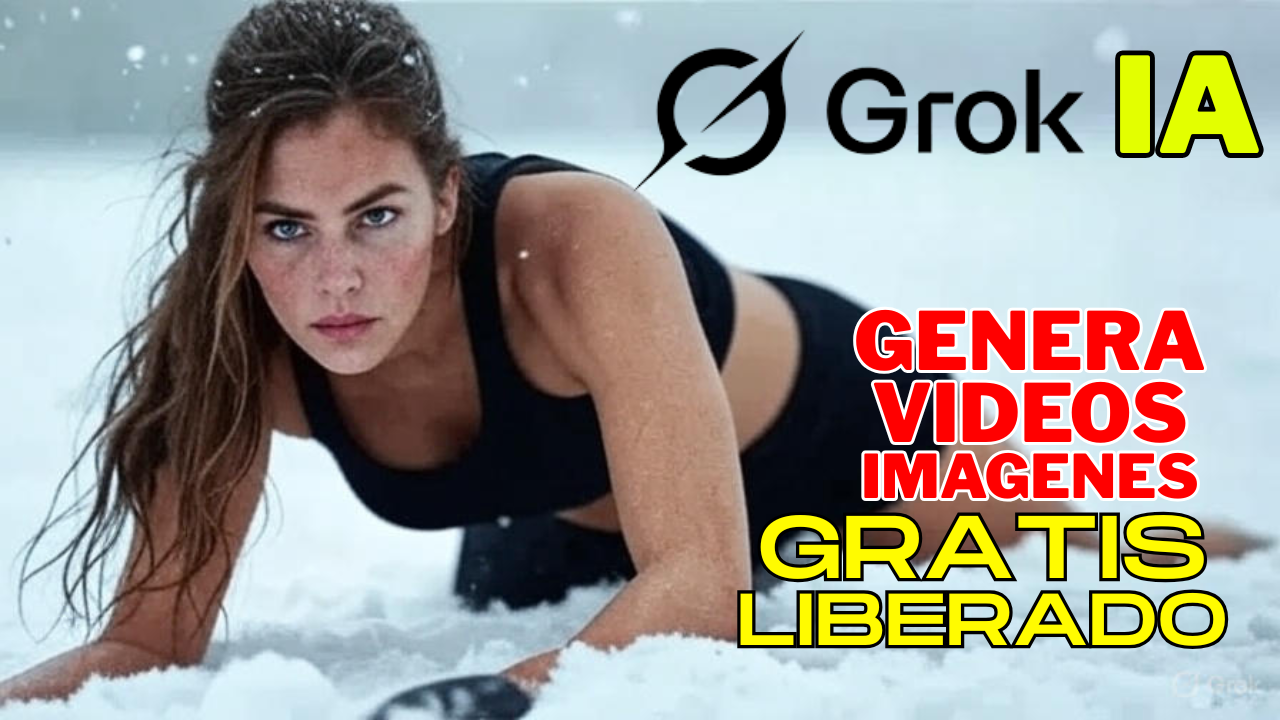 Miniatura del video sobre Grok IA generando videos e imágenes gratis