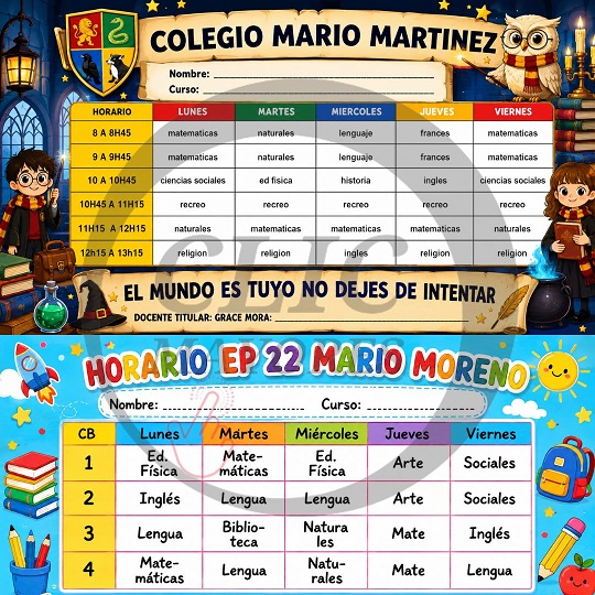 Horario Personalizado