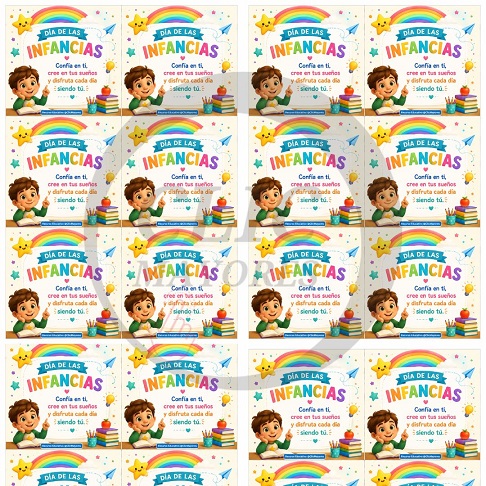 TARJETA DIA DE LAS INFANCIAS