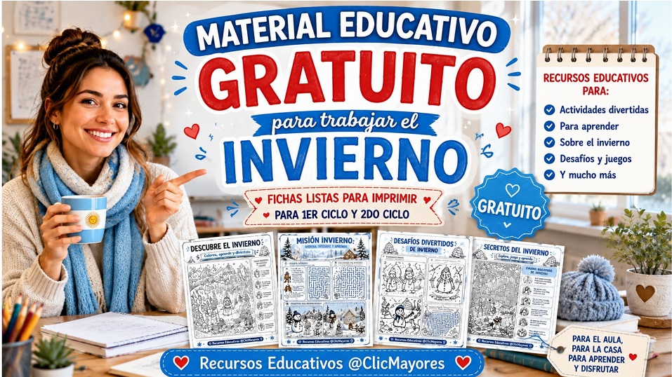 Cabecera Recursos Educativos de Invierno