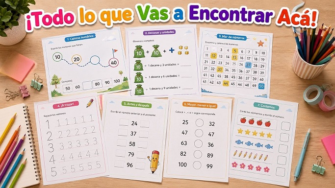 Organización del material educativo